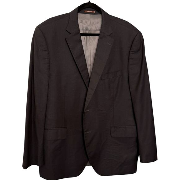 Peter Millar Size 46R Wool Sports Coat Blazer Jacket Gray‎ Classic Professional - Picture 4 of 11